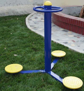 HR-G-006地上三人扭腰器